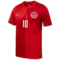 Men's Nike Jonathan David White Canada Soccer 2026 Third Stadium Replica Jersey