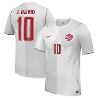 Maillot réplique Nike Jonathan David White Canada Soccer 2026 Third Stadium pour homme