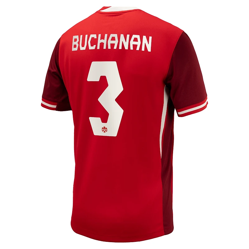 Men's Nike Kadeisha Buchanan Red Canada Soccer 2024 Home Replica Jersey