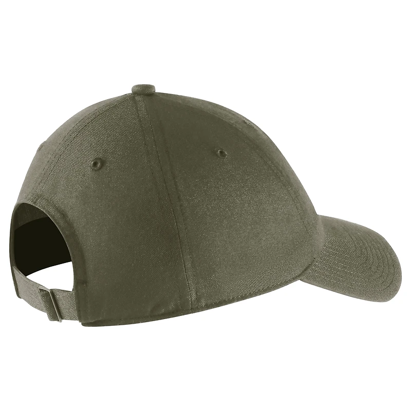 Casquette réglable Campus avec logo principal Nike Olive Canada Soccer pour hommes