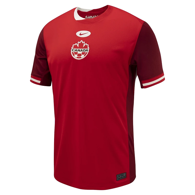 Men's Nike  Red Canada Soccer 2024 Home Replica Jersey