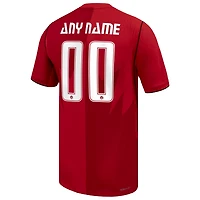 Men's Nike  Red Canada Soccer 2026 Home Match Authentic Custom Jersey