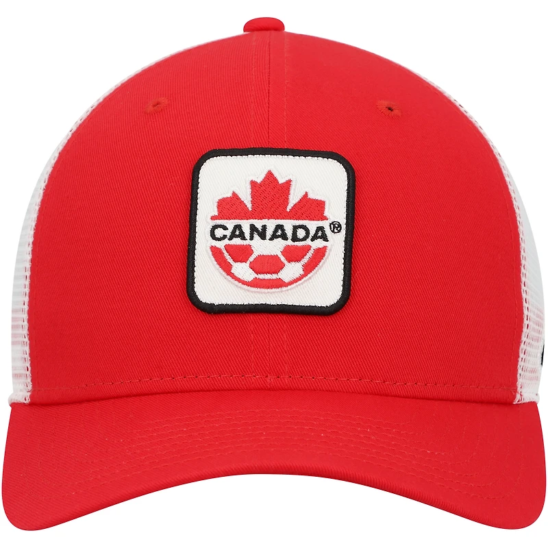 Men's Nike Red Canada Soccer C99 Twill - Trucker Snapback Hat
