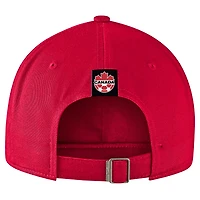 Men's Nike Red Canada Soccer Campus Adjustable Hat