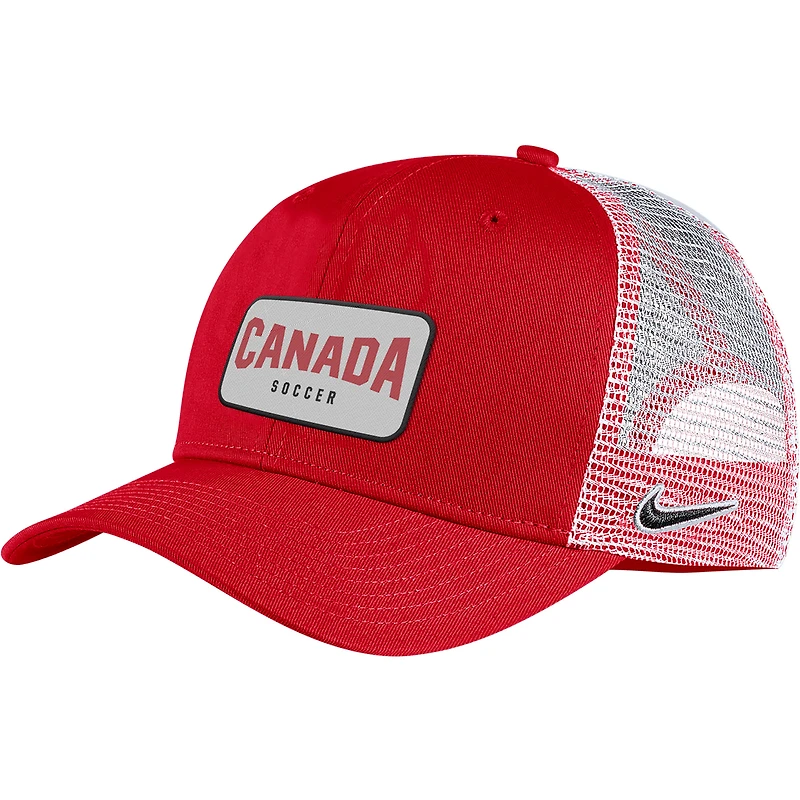 Men's Nike Red Canada Soccer Classic99 Trucker Adjustable Hat