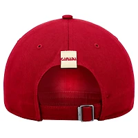 Casquette flexible Nike Canada Soccer Club pour hommes, rouge
