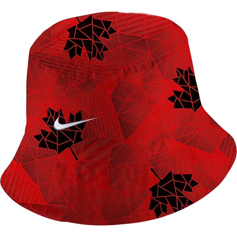 Men's Nike Red Canada Soccer Core Bucket Hat