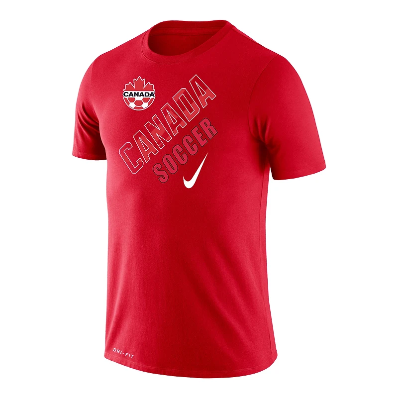 Men's Nike Red Canada Soccer Legend Performance T-Shirt