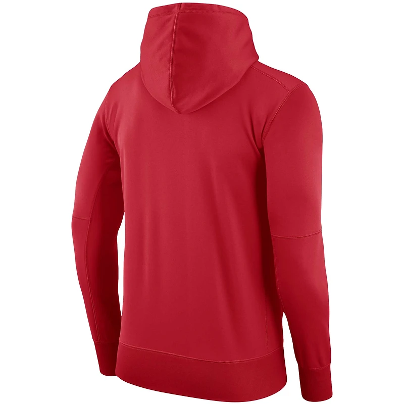 Chandail à capuchon en molleton Nike Canada Soccer Performance pour homme, rouge