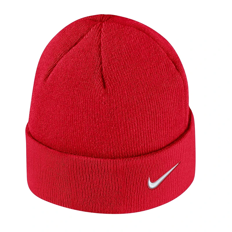 Men's Nike Red Canada Soccer Primary Logo Cuffed Knit Hat