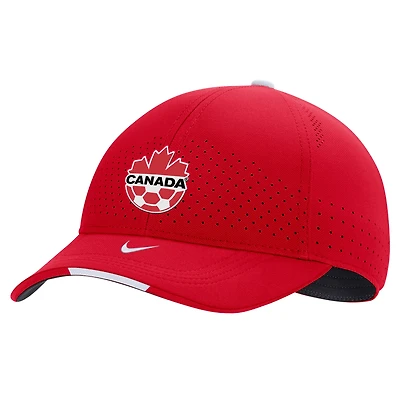 Men's Nike Red Canada Soccer Primary Logo Legacy91 Adjustable Hat