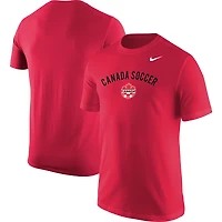 Men's Nike Red Canada Soccer Wordmark T-Shirt