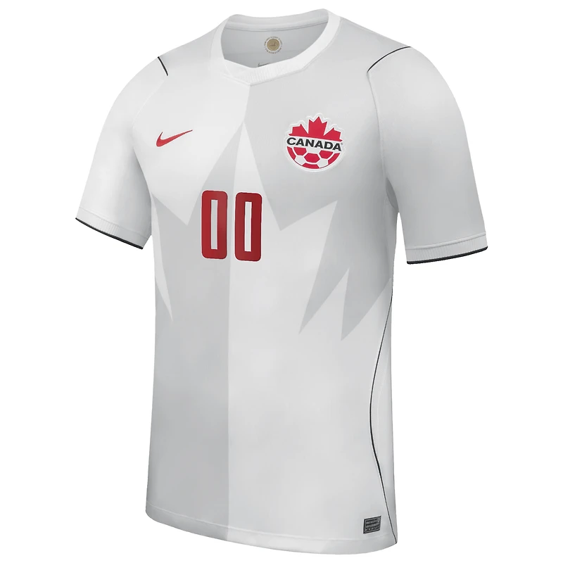 Men's Nike  White Canada Soccer 2026 Third Stadium Replica Custom Jersey
