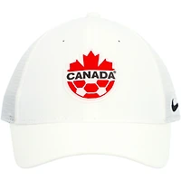 Casquette Nike Legacy91 Aerobill Performance Flex de Canada Soccer pour hommes, blanche