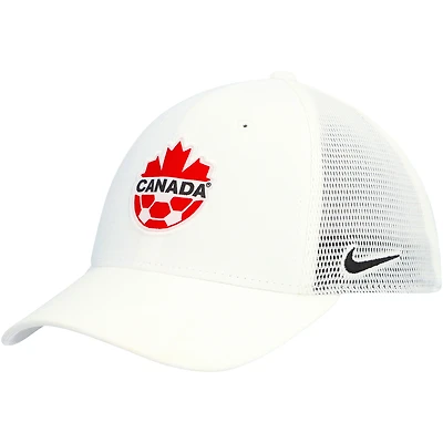 Men's Nike White Canada Soccer Legacy91 Aerobill Performance Flex Hat