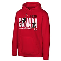 Sweat à capuche rouge Outerstuff pour homme, supporter du Canada, Coupe Monde de la FIFA 2026
