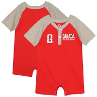 Body rouge Outerstuff pour nouveau-né, supporter du Canada, Coupe Monde de la FIFA 2026