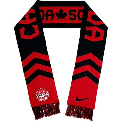 Nike Red/Black Canada Soccer Jacquard - Scarf