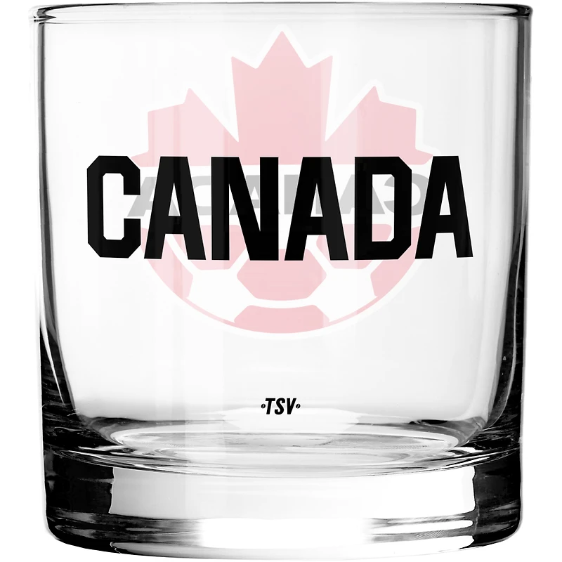 The Sports Vault Canada Soccer - 11oz. Rocks Glass