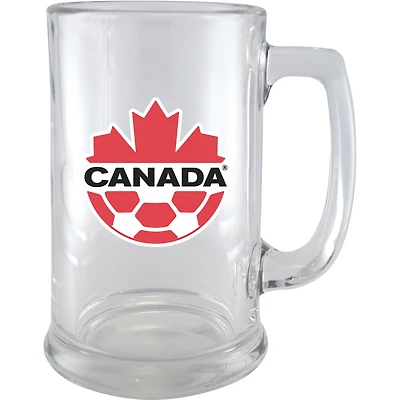 The Sports Vault Canada Soccer - 15oz. Glass Sport Mug