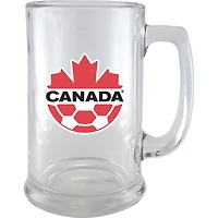The Sports Vault Canada Soccer - 15oz. Glass Sport Mug
