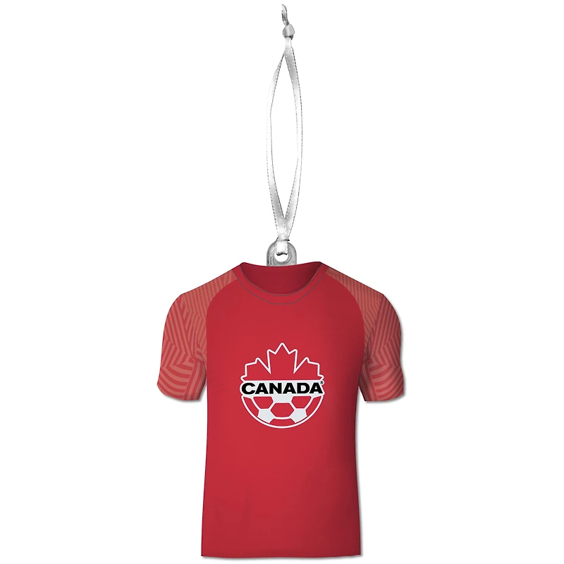The Sports Vault Canada Soccer Jersey Ornament