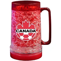 The Sports Vault Red Canada Soccer 16oz. Freezer Mug