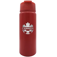 The Sports Vault Red Canada Soccer 18oz. Executive Water Bottle