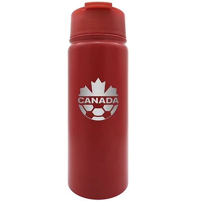 The Sports Vault Red Canada Soccer 18oz. Executive Water Bottle