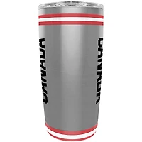 The Sports Vault Silver Canada Soccer 20oz. Stainless Steel Tumbler