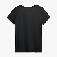 Women's Black Canada Soccer Strong V-Neck T-Shirt