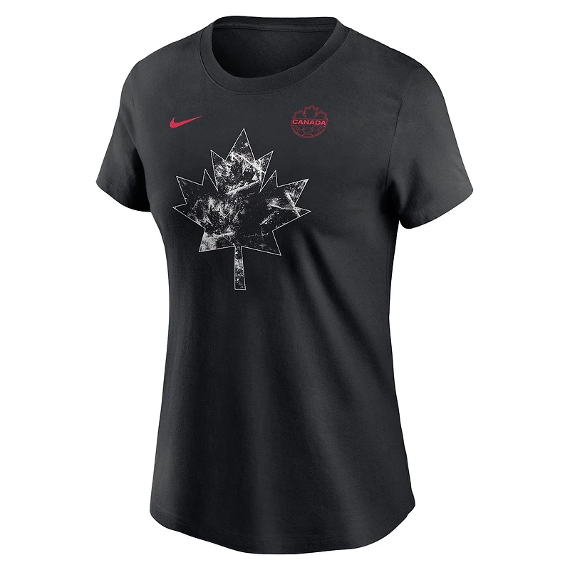 Women's Nike Black Canada Soccer Core T-Shirt