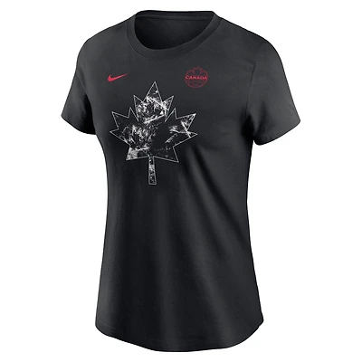 Women's Nike Black Canada Soccer Core T-Shirt