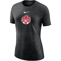 Women's Nike  Black Canada Soccer Varsity T-Shirt