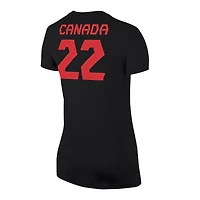 Women's Nike Black Canada Soccer - We Can Qualification Celebration Performance T-Shirt