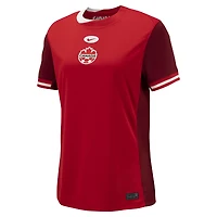 Women's Nike  Red Canada Soccer 2024 Home Replica Jersey