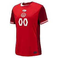 Maillot Pick-A-Player Nike rouge pour femme de Canada Soccer 2024 Domicile Replica