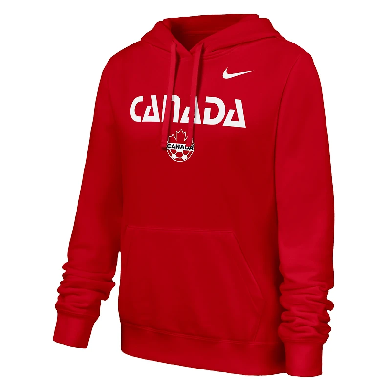 Women's Nike Canada Soccer Club Fleece Hoodie