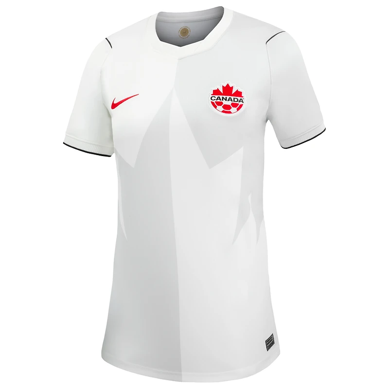 Maillot réplique domicile Nike blanc pour femme de l'équipe nationale soccer du Canada 2026