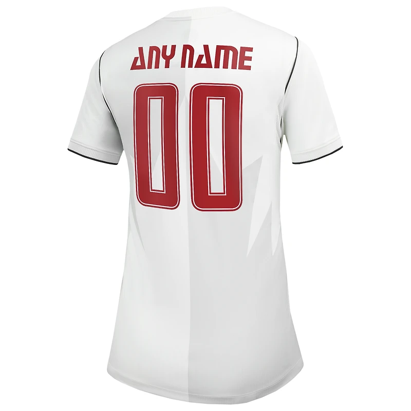 Women's Nike White Canada Soccer 2026 Third Stadium Replica Custom Jersey