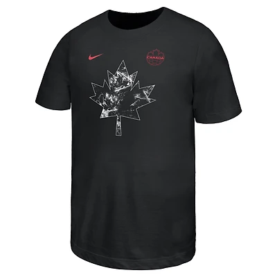 Youth Nike  Black Canada Soccer Core T-Shirt