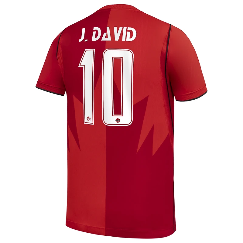 Youth Nike Jonathan David Red Canada Soccer 2026 Home Stadium Replica Jersey