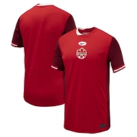Maillot Nike rouge Canada Soccer 2024 domicile réplique pour jeune