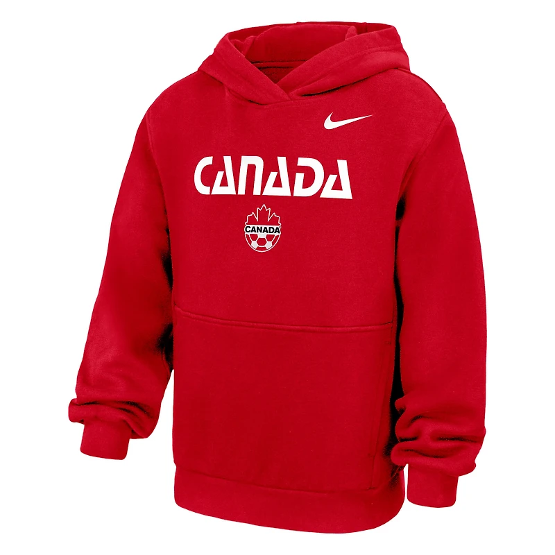 Youth Nike Canada Soccer Club Fleece Hoodie