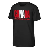 Youth Outerstuff Black FIFA World Cup 2026 Canada Graphic T-Shirt