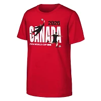 T-shirt de supporter du Canada pour la Coupe Monde FIFA 2026 - Outerstuff rouge