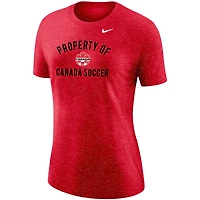 Women's Nike Red Canada National Team Property Of Varsity T-Shirt