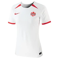 Réplique du maillot extérieur de l'équipe nationale féminine Canada 2023 Nike pour femme, blanc
