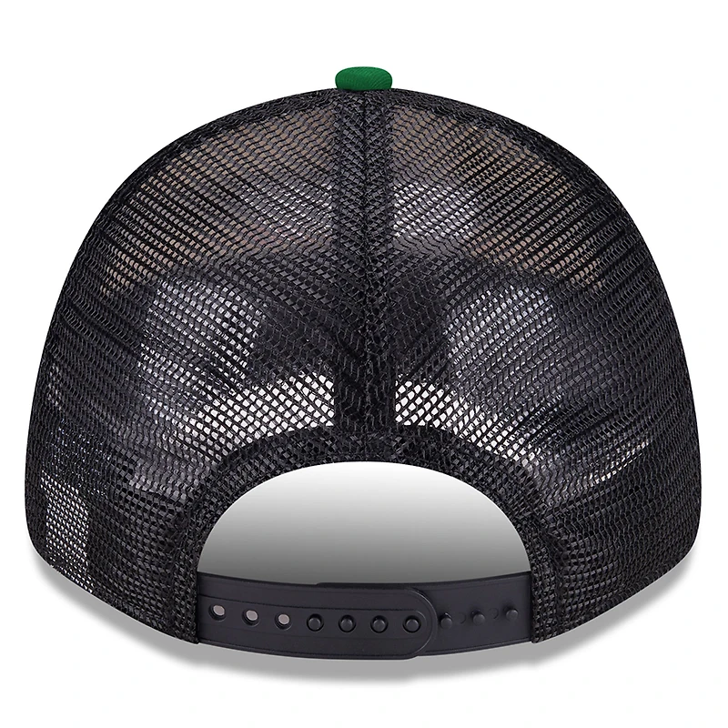 Casquette de camionneur ajustable 9FORTY 2025 NASCAR Hall of Fame de Carl Edwards pour homme New Era noire/verte