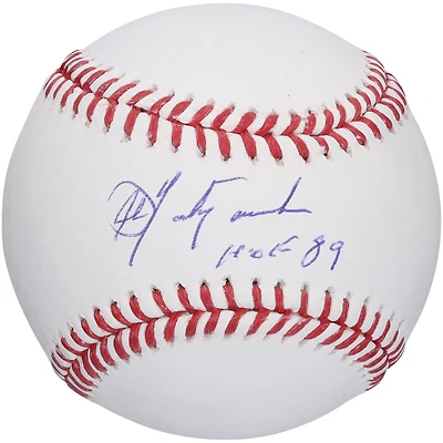 Balle de baseball autographiée par Carl Yastrzemski avec l'inscription « HOF '89 »